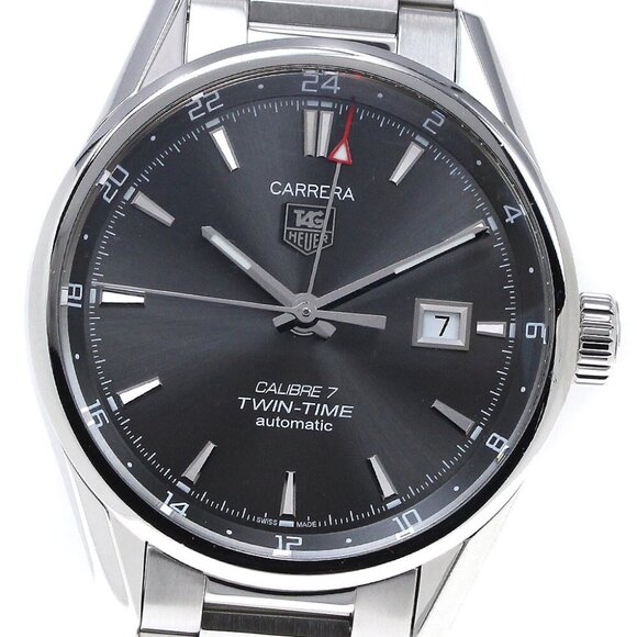 TAG HEUER Carrera twin time WAR2012-0 Caliber 7 Automatic Men's Watch_826930 - Picture 2 of 6